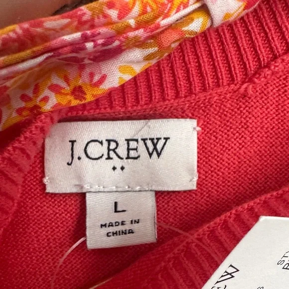 J.Crew Factory Short Sleeve Tie Back Sweater - Picture 4 of 6